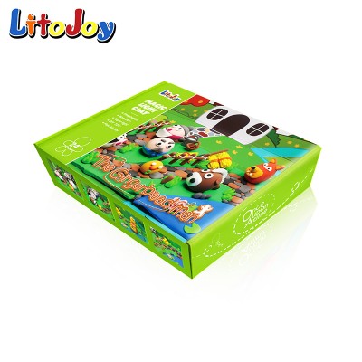 LitoJoy DIY 3D toy clay set with gingerbread man story