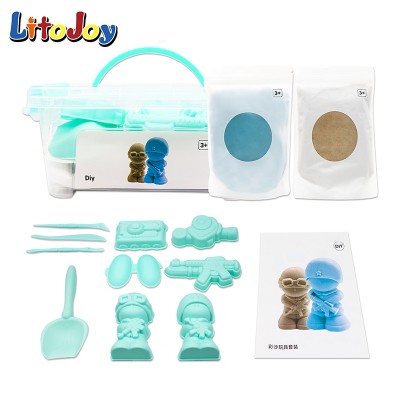 LitoJoy 1kg magic sand in blue color